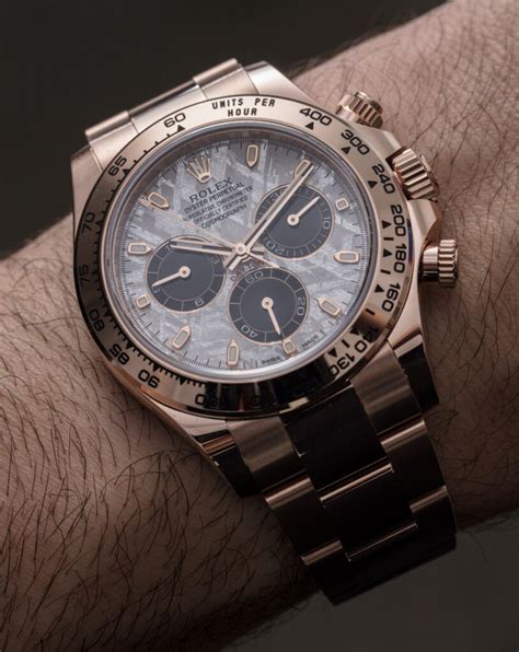 genuine rolex meteorite diamond dial|rolex daytona meteorite 2021.